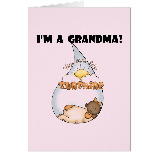 La Chica afroamericana-sunshine de la abuela (Frente)