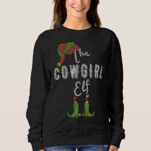 La chica Elf Navidades feos Sweater Knit look