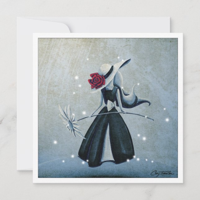 La chica flor - Mini Print (Anverso)