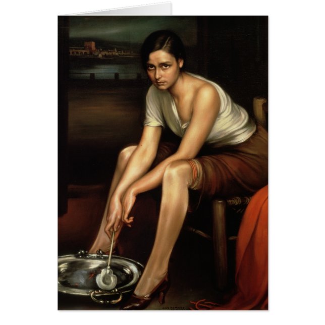 La chica joven de fascinación (Frente)