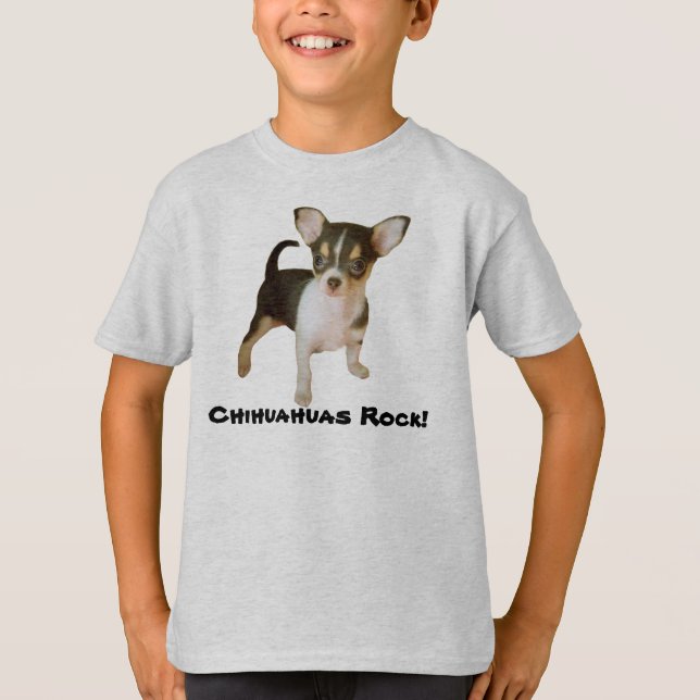 La chihuahua Cutie embroma la camiseta unisex (Anverso)