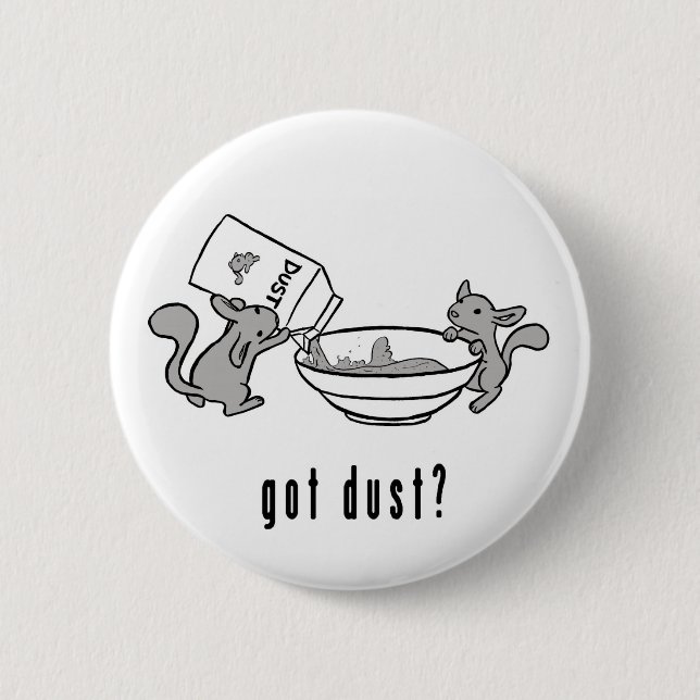 La chinchilla consiguió el botón del polvo (Anverso)