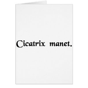 La cicatriz permanece