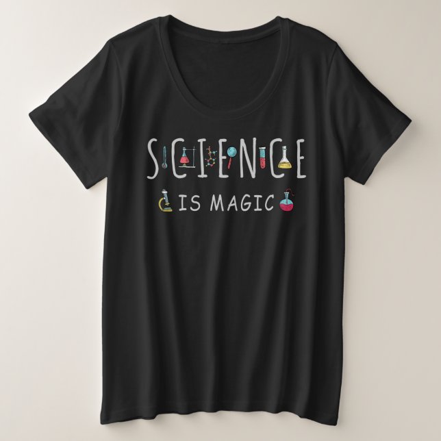 La ciencia es magia (Anverso del diseño)