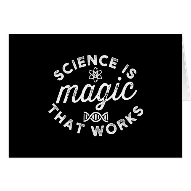LA CIENCIA ES MÁGICA QUE FUNCIONA (Anverso (Horizontal))
