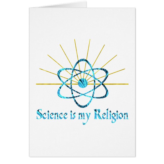 La ciencia es mi religión (Frente)
