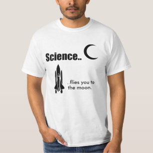 La ciencia/la religión le vuela. Camisa