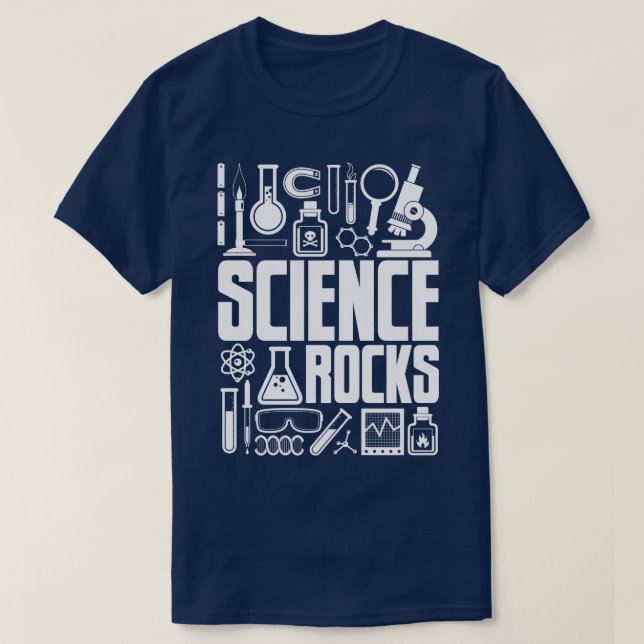 La ciencia oscila la camiseta del equipo de la (Diseño del anverso)