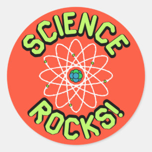 ¡La ciencia roca! Pegatinas