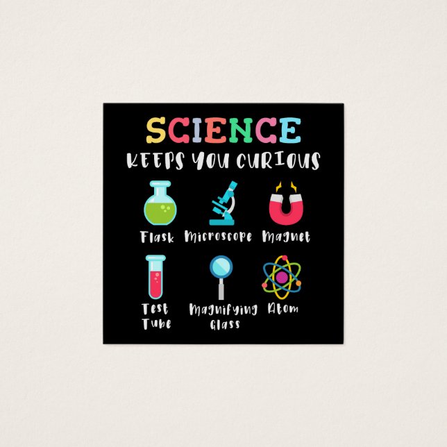 La ciencia te mantiene curioso (Anverso)