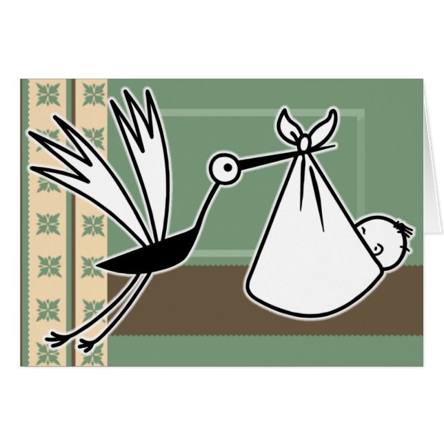 La cigüeña trae al bebé (Anverso (Horizontal))