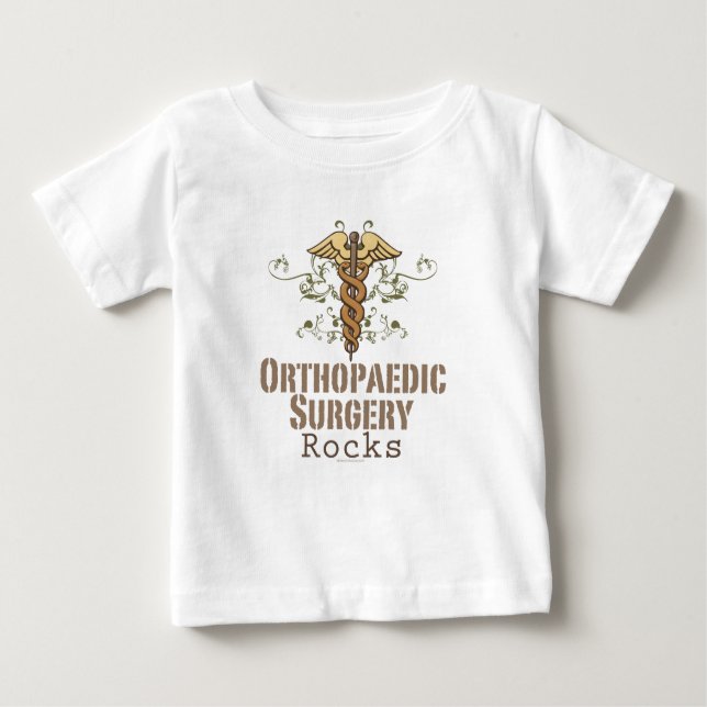 La cirugía ortopédica oscila la camiseta del bebé (Anverso)