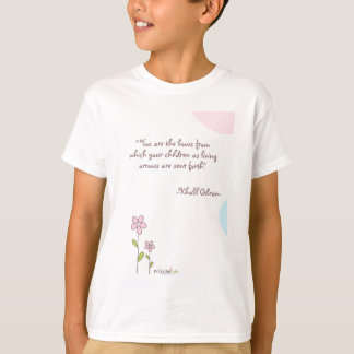 La cita de Kahlil Gibran embroma camisetas
