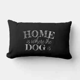 la cita del perro lindo hogar de almohada es donde