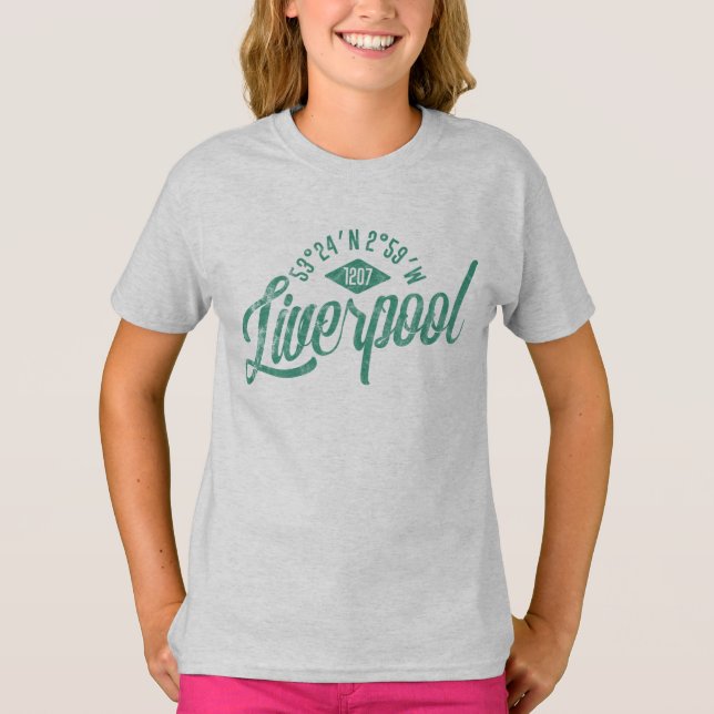La ciudad de Liverpool coordina la camiseta Tee (Anverso)