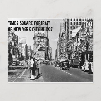 La ciudad de Nueva York en la postal de 1937