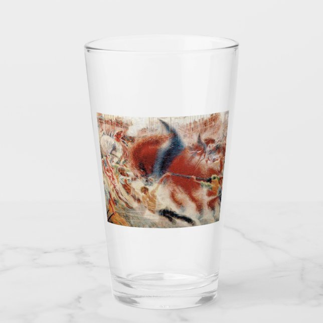 La ciudad se levanta (por Umberto Boccioni) (Anverso)