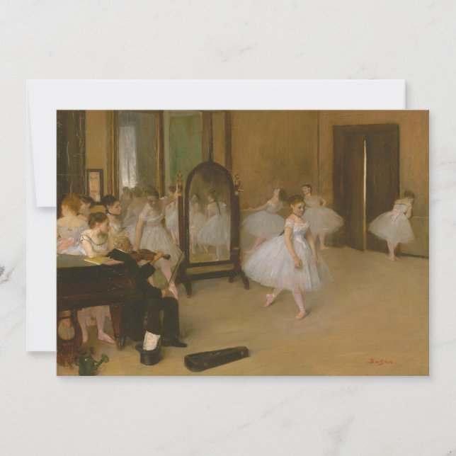 La clase bailarina | Edgar Degas (Anverso)