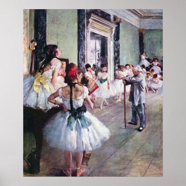 La clase de baile de Edgar Degas, Arte de ballet v (Frente)