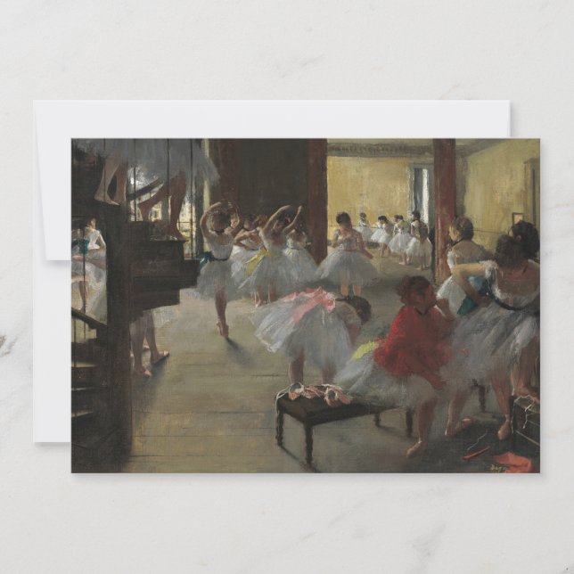 La clase de baile | Edgar Degas (Anverso)