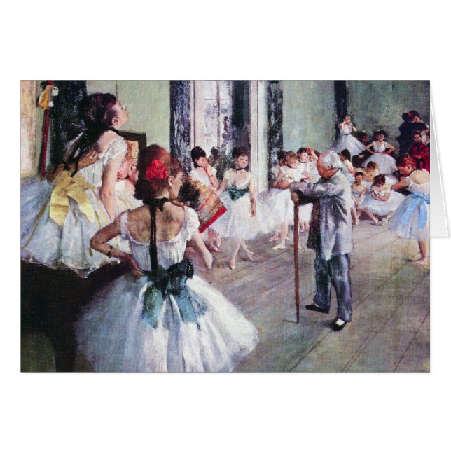 La clase de danza de Edgar Degas, el arte de los b (Anverso (Horizontal))