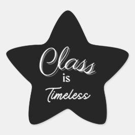 La clase es Pegatina sin tiempo