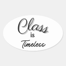 La clase es Pegatina sin tiempo