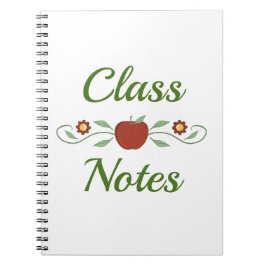 La clase observa el cuaderno espiral de la escuela
