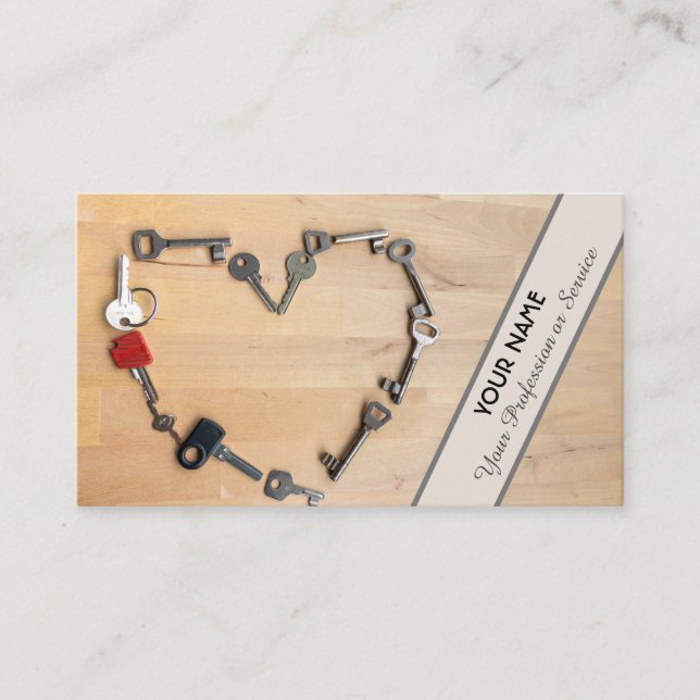 La clave de su éxito - tarjeta de visita (Anverso)