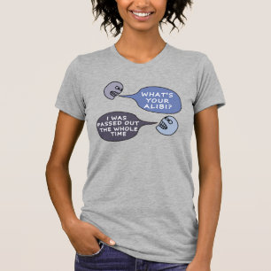 La coartada de la camiseta es una camiseta.
