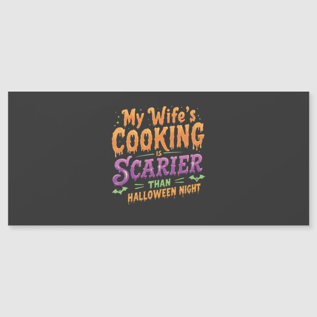 La cocina de mi esposa es más aterradora que Hallo (Anverso)