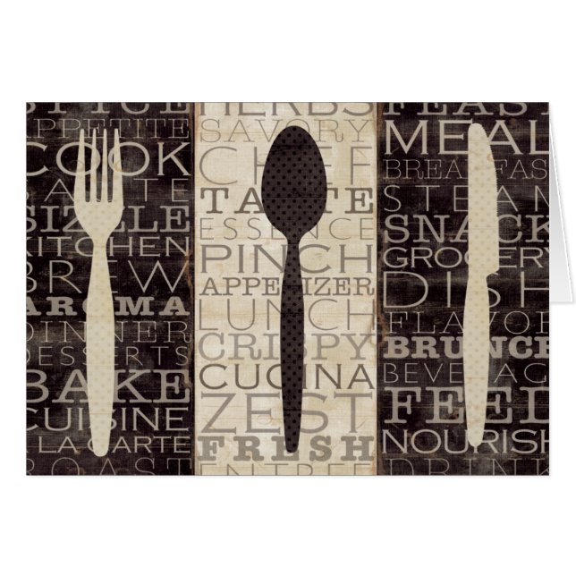 La cocina redacta el trío (Anverso (Horizontal))