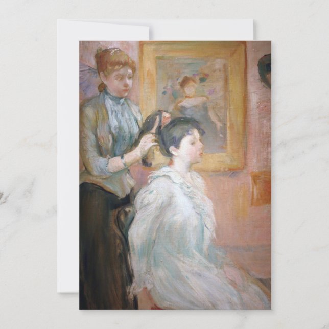 La Coiffure | Berthe Morisot (Anverso)