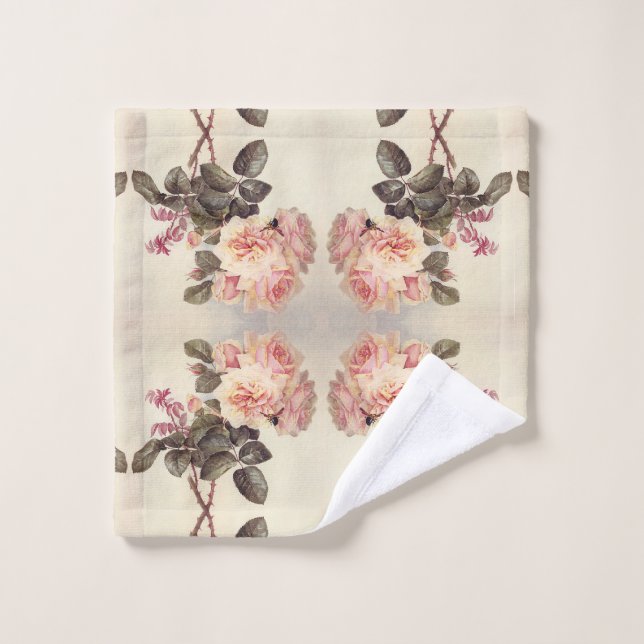 La col rosada subió el sistema de la toalla de (Toallita)