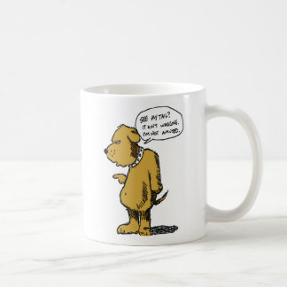 La cola no está meneando la taza de café