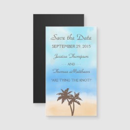 La colección de bodas acuarelas en la playa