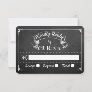 La colección de Bodas de Typography Chalkboard