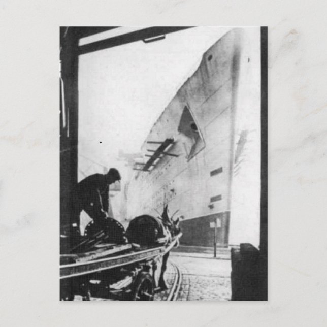 La colección de postales RMS Queen Mary (Anverso)