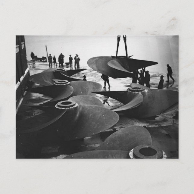 La colección de postales RMS Queen Mary (Anverso)