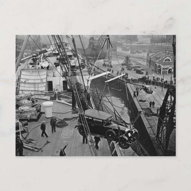 La colección de postales RMS Queen Mary (Anverso)