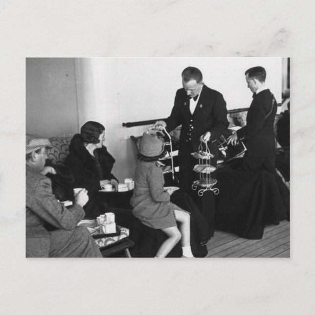 La colección de postales RMS Queen Mary (Anverso)