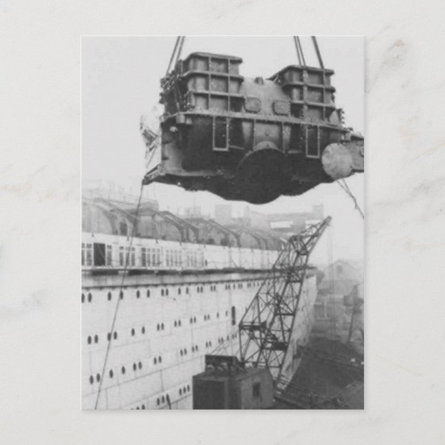 La colección de postales RMS Queen Mary (Anverso)