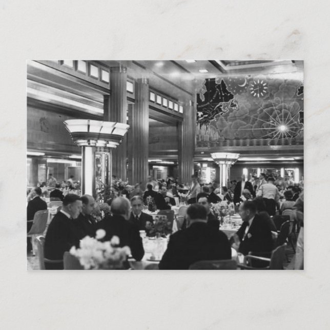 La colección de postales RMS Queen Mary (Anverso)