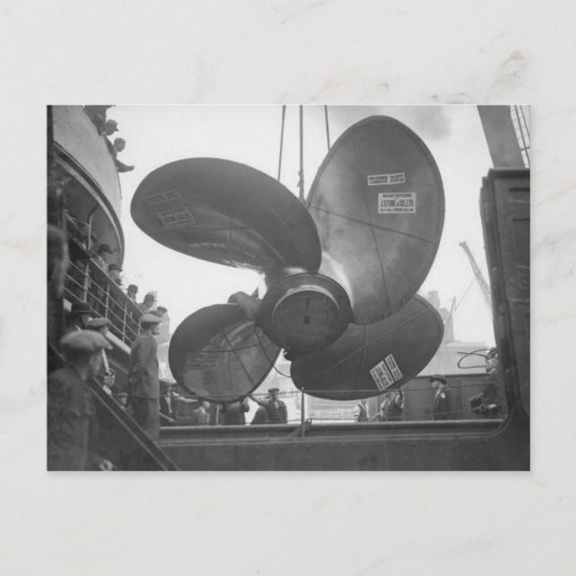 La colección de postales RMS Queen Mary (Anverso)