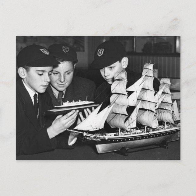 La colección de postales RMS Queen Mary (Anverso)