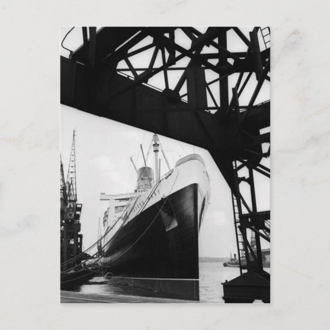 La colección de postales RMS Queen Mary (Anverso)