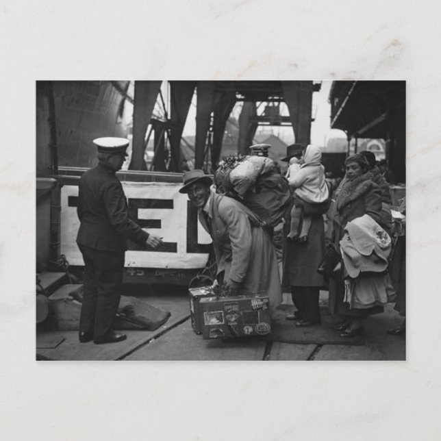 La colección de postales RMS Queen Mary (Anverso)