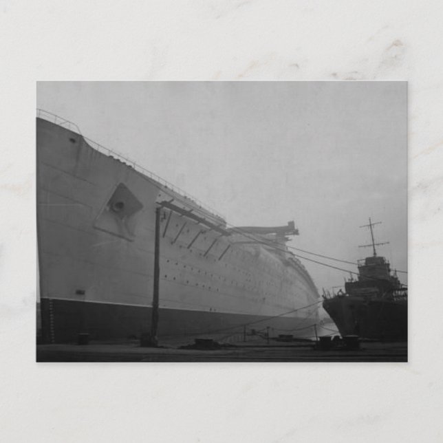 La colección de postales RMS Queen Mary (Anverso)