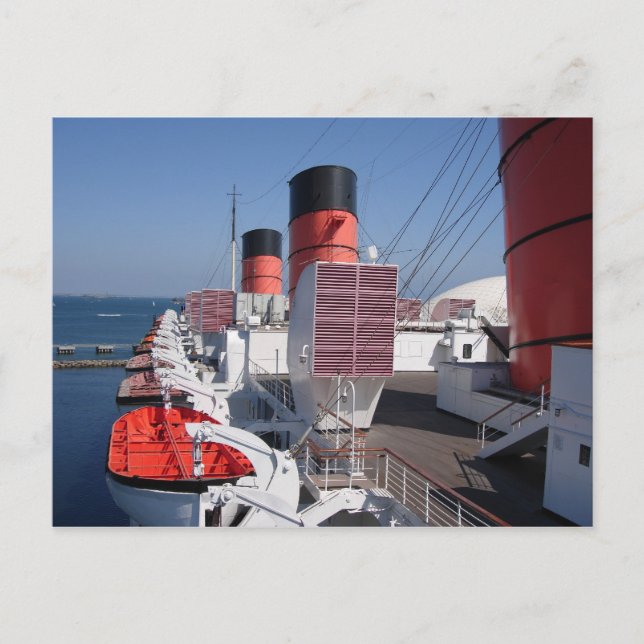 La colección de postales RMS Queen Mary (Anverso)
