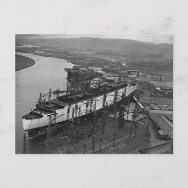 La colección de postales RMS Queen Mary (Anverso)